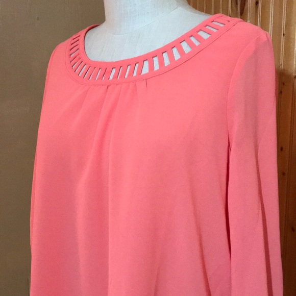 NWT Kori Coral Long Sleeve Small Boutique Dress - Picture 7 of 8
